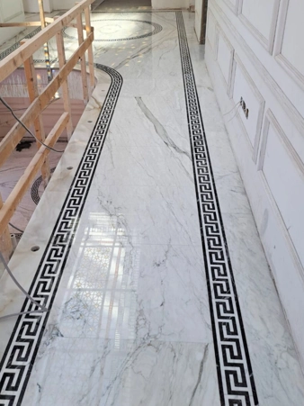 Marble, granite and natural stone floorings