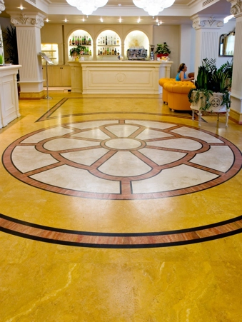 Marble, granite and natural stone floorings