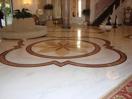 Marble, granite and natural stone floorings