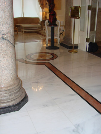 Marble, granite and natural stone floorings