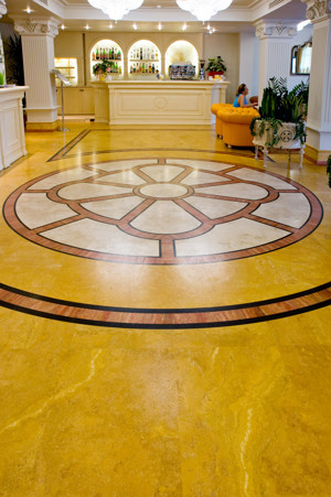 Marble, granite and natural stone floorings