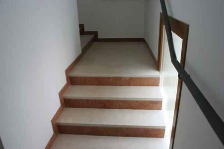 Staircases in marble granite and natural stone