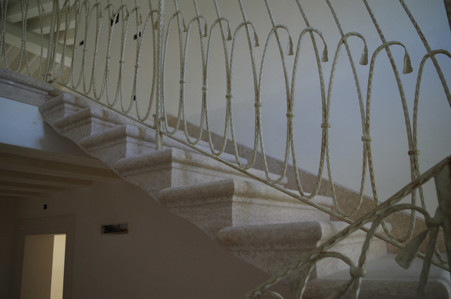 Staircases in marble granite and natural stone