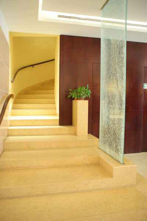 Staircases in marble granite and natural stone