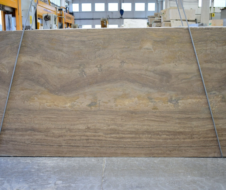 LASTRE IN TRAVERTINO NOCE